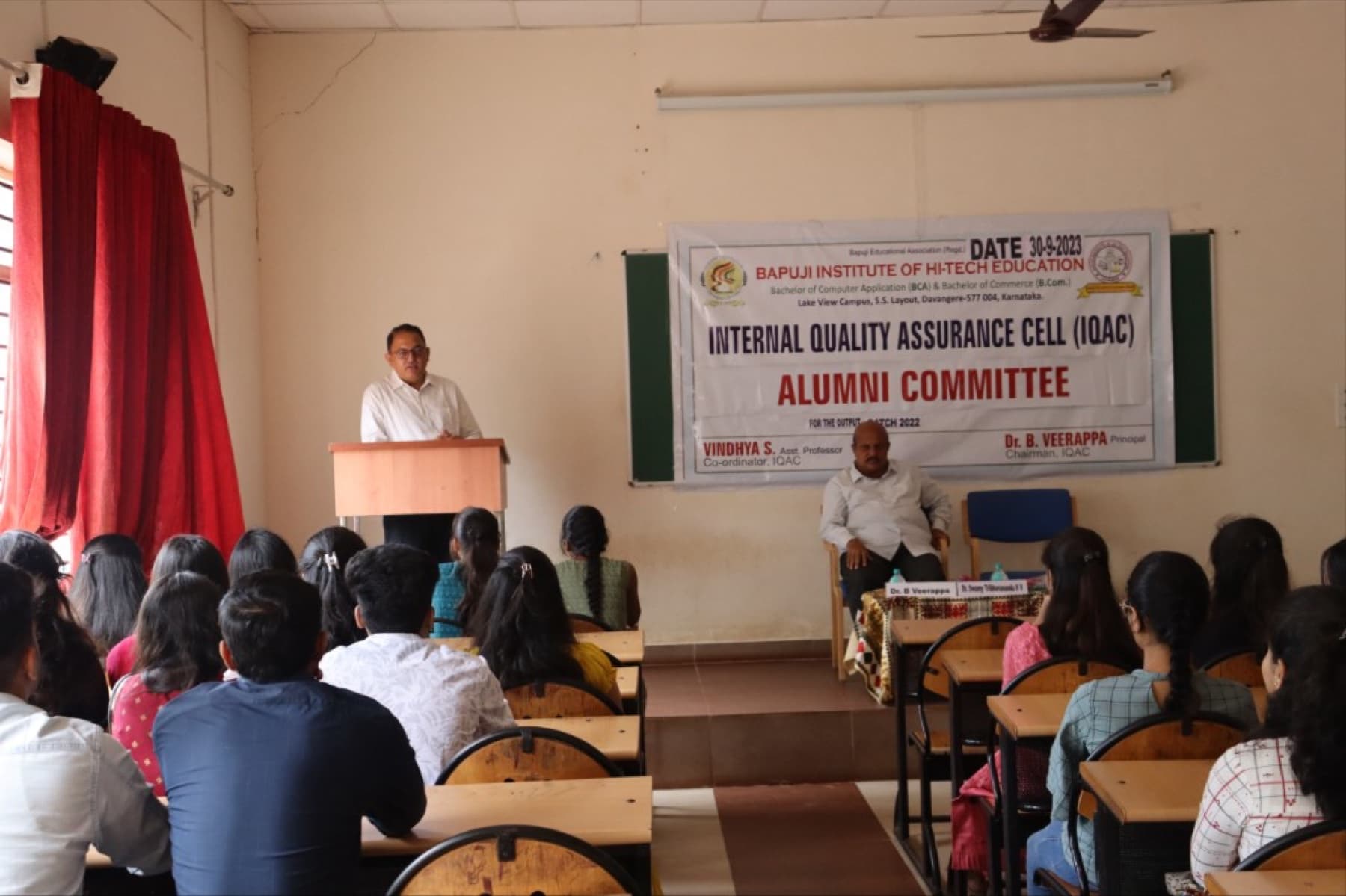 BIHE alumni committee programme with faculty and students