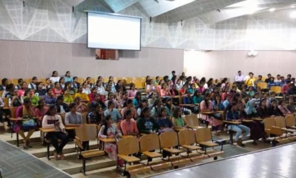 BIHE auditorium seating during an institutional programme