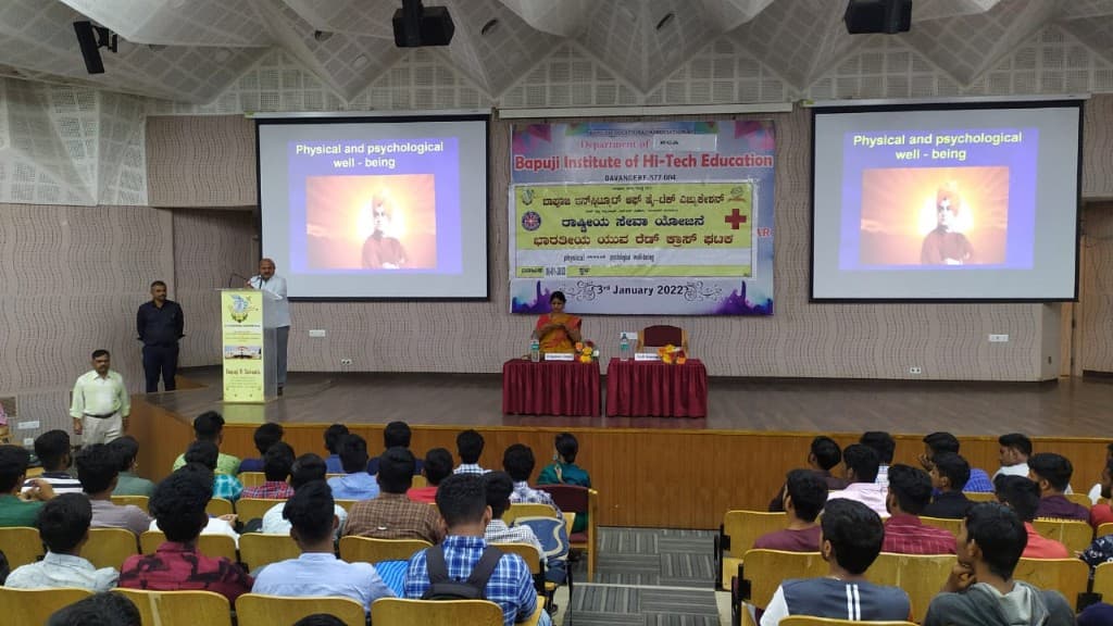 Student awareness programme on physical and psychological well-being at BIHE auditorium