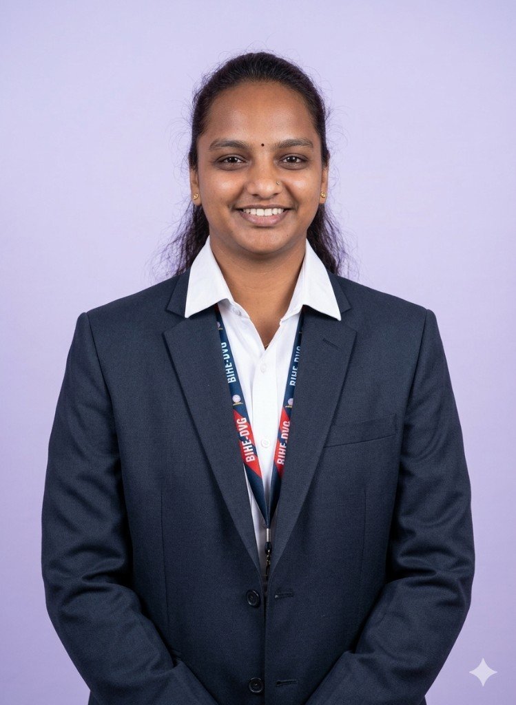 Aishwarya G Pattanshetti, Assistant Professor