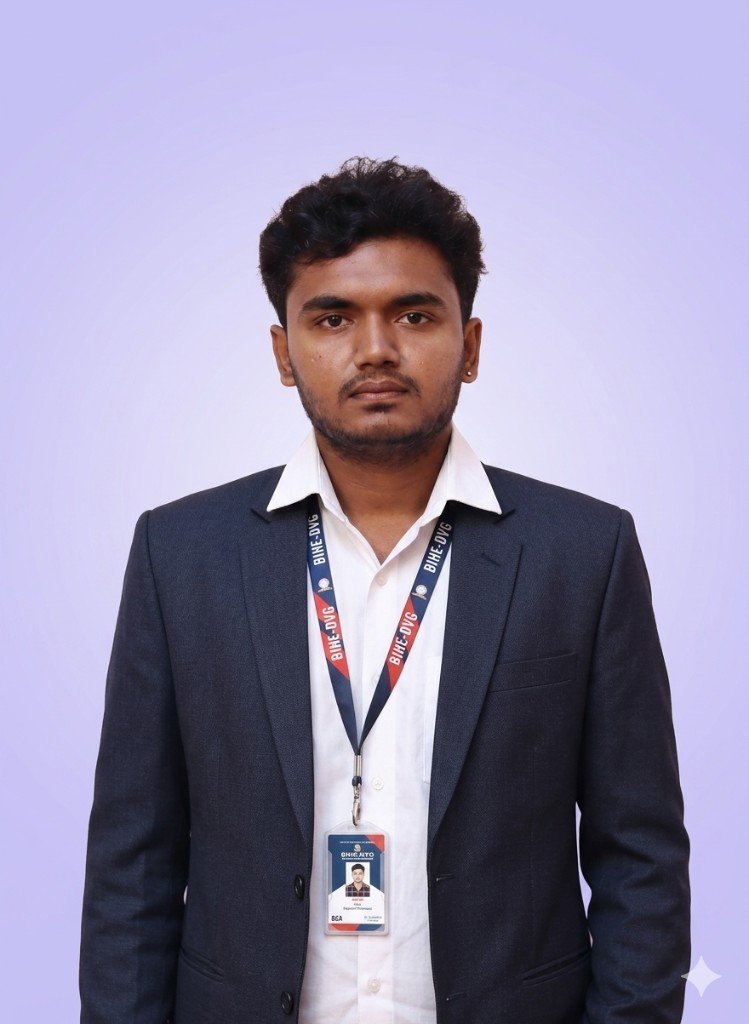Anup K G, Assistant Professor